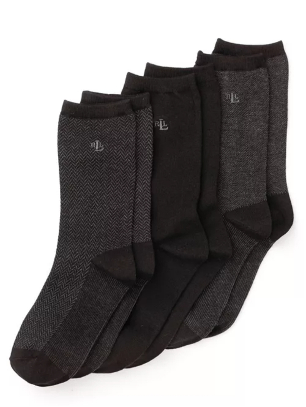 Lauren Ralph Lauren Tweed Cotton Trouser 3 Pack Socks